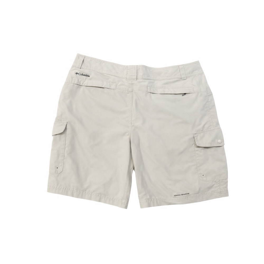 Women's Columbia Beige Hiking Cargo Shorts Size 12 - Picture 3 of 7